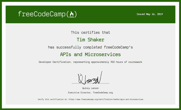 APIs and Microservices Certification